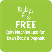 Free Guardian Coin Machine Use for Cash Back/Deposits